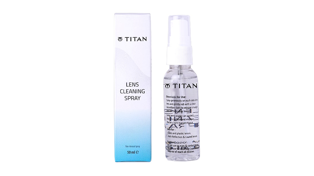 Image 1 of Lens Cleaning Spray from Titan Available at Titan Eye+