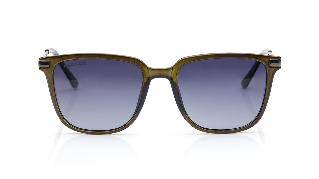 Image 1 of Blue Square Polarized Sunglasses for Men from Fastrack Available at Titan Eye+