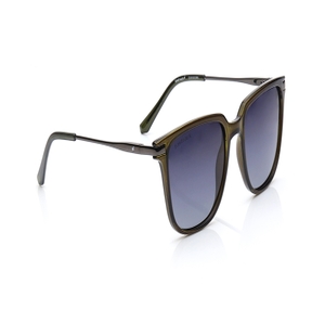 Image 2 of Blue Square Polarized Sunglasses for Men from Fastrack Available at Titan Eye+