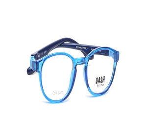 Image 2 of Blue Oval Eyeglasses for Kids from Dash Available at Titan Eye+