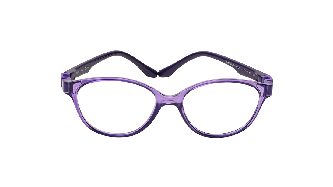 Image 1 of Purple Oval Eyeglasses for Kids from Dash Available at Titan Eye+
