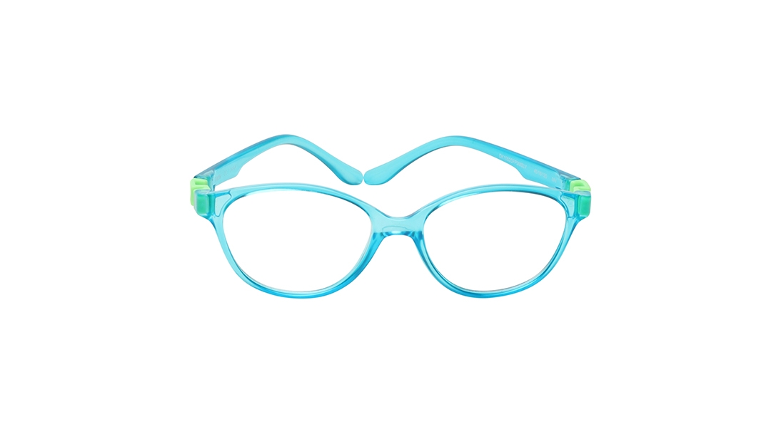 Image 1 of Blue CatEye Eyeglasses for Kids from Dash Available at Titan Eye+