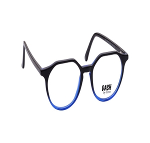 Image 2 of Black Geometric Eyeglasses for Kids from Dash Available at Titan Eye+
