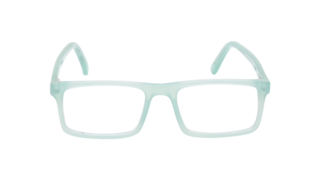 Image 1 of Green Rectangle Eyeglasses for Kids from Dash Available at Titan Eye+