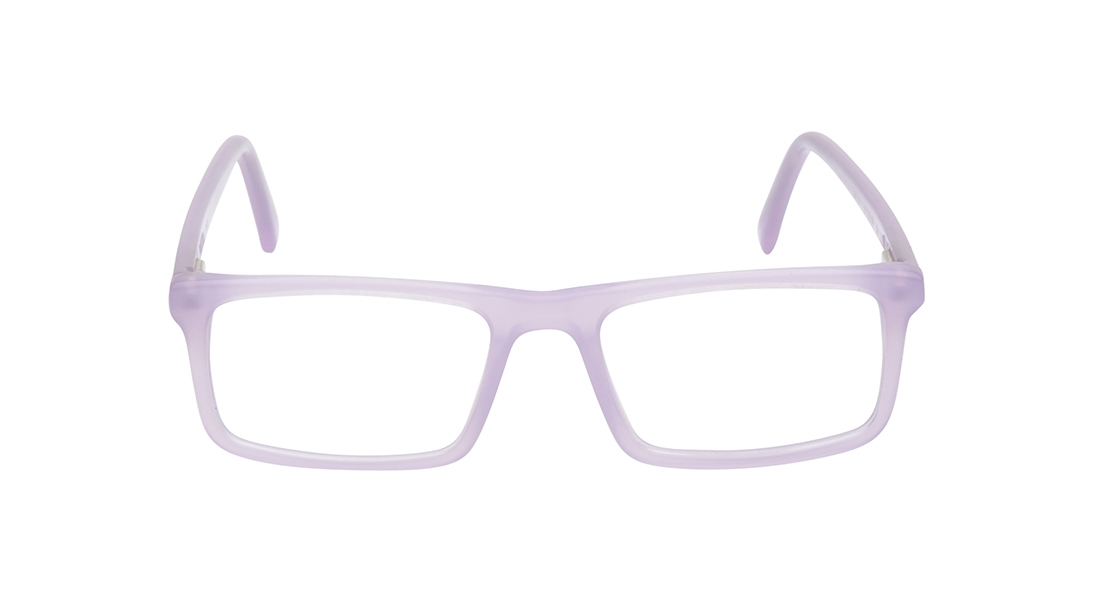 Image 1 of Lavender Rectangle Eyeglasses for Kids from Dash Available at Titan Eye+
