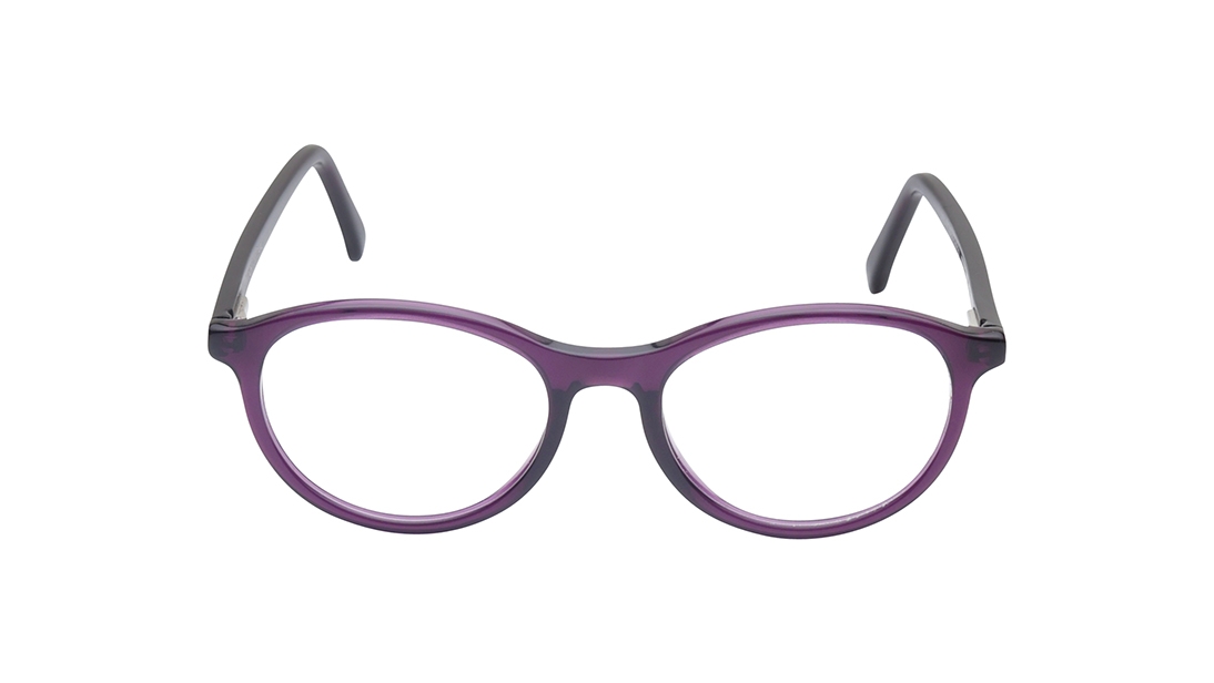 Image 1 of Purple Oval Eyeglasses for Kids from Dash Available at Titan Eye+