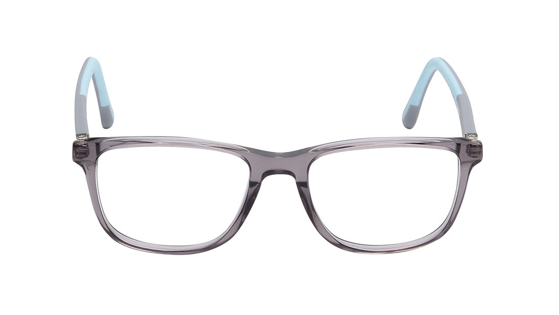 Image 1 of Grey Wayfarer Eyeglasses for Kids from Dash Available at Titan Eye+
