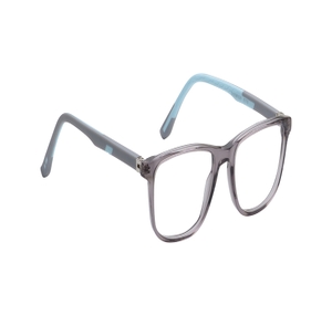 Image 2 of Grey Wayfarer Eyeglasses for Kids from Dash Available at Titan Eye+