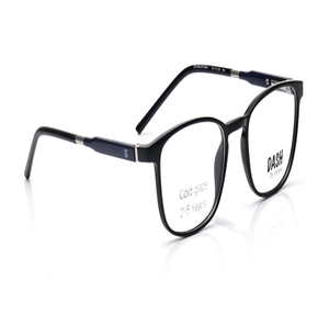 Image 2 of Black Square Eyeglasses for Men and Women from Dash Available at Titan Eye+