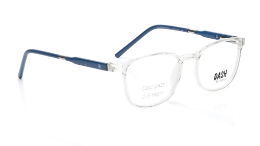 Image 2 of Crystal Square Eyeglasses for Men and Women from Dash Available at Titan Eye+