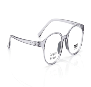 Image 2 of Grey Oval Eyeglasses for Men and Women from Dash Available at Titan Eye+