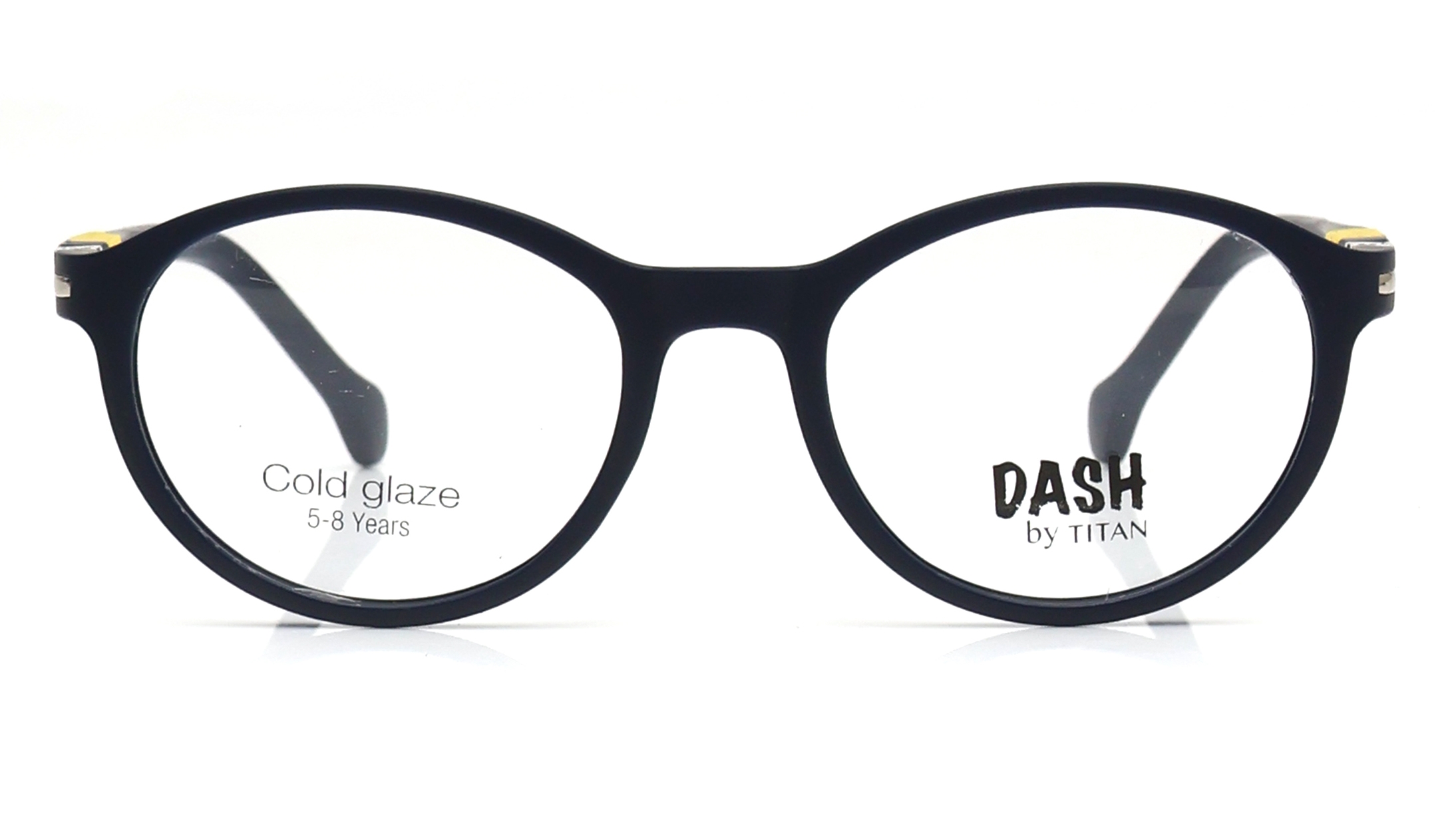 Image 1 of Blue Round Eyeglasses for Kids from Dash Available at Titan Eye+