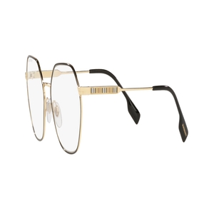Image 2 of Black Geometric Eyeglasses for Women from Burberry Available at Titan Eye+