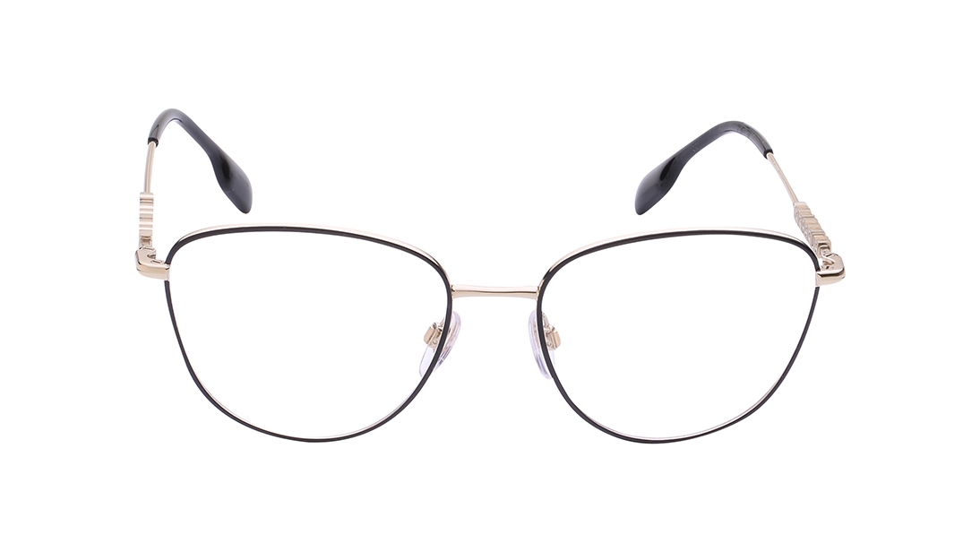 Image 1 of Black CatEye Eyeglasses for Women from Burberry Available at Titan Eye+
