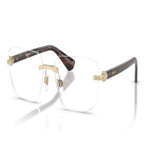Image 2 of Gold Rectangle Eyeglasses for Men from Burberry Available at Titan Eye+