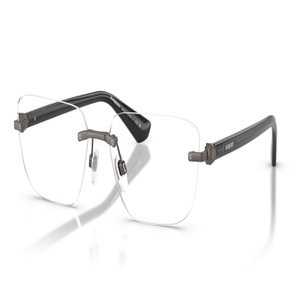 Image 2 of Grey Rectangle Eyeglasses for Men from Burberry Available at Titan Eye+
