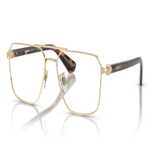 Image 2 of Gold Irregular Eyeglasses for Men from Burberry Available at Titan Eye+