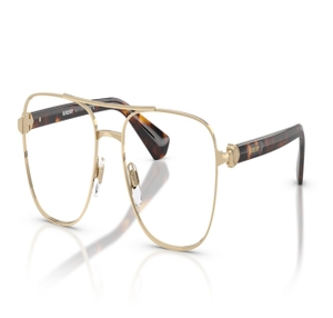 Image 2 of Gold Aviator Eyeglasses for Men from Burberry Available at Titan Eye+