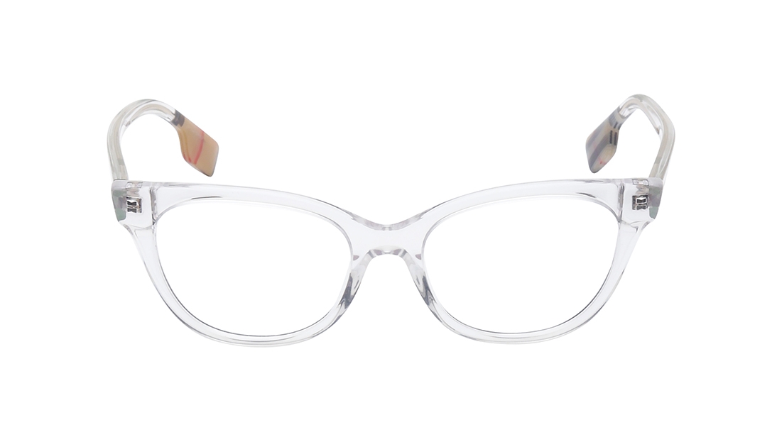 Image 1 of Transparent CatEye Eyeglasses for Women from Burberry Available at Titan Eye+