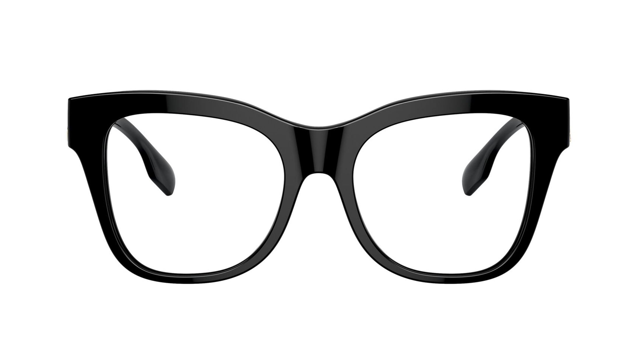 Image 1 of Black Square Eyeglasses for Women from Burberry Available at Titan Eye+