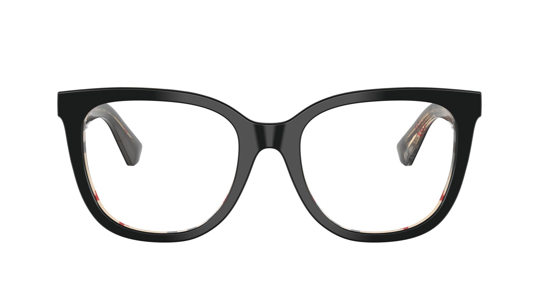 Image 1 of Black CatEye Eyeglasses for Women from Burberry Available at Titan Eye+