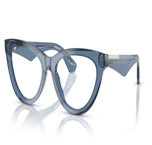 Image 2 of Blue CatEye Eyeglasses for Women from Burberry Available at Titan Eye+