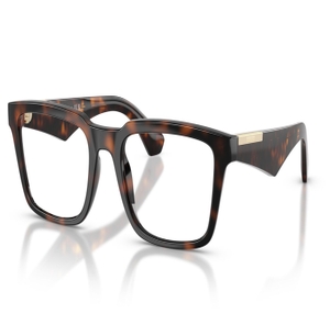 Image 2 of Havana Rectangle Eyeglasses for Men from Burberry Available at Titan Eye+