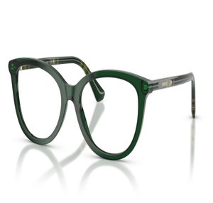 Image 2 of Green CatEye Eyeglasses for Women from Burberry Available at Titan Eye+