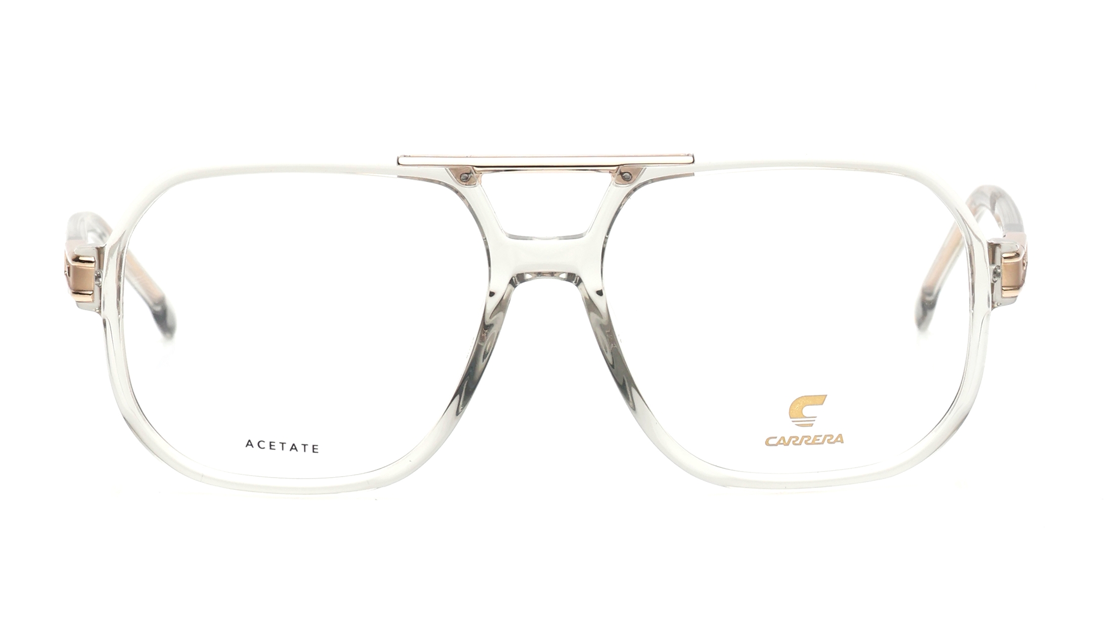 Image 1 of Brown Navigator Eyeglasses for Men from Carrera Available at Titan Eye+