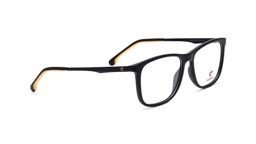 Image 2 of Black Rectangle Eyeglasses for Men and Women from Carrera Available at Titan Eye+