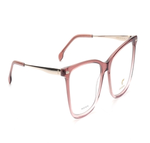 Image 2 of Brown Rectangle Eyeglasses for Women from Carrera Available at Titan Eye+