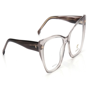 Image 2 of Grey CatEye Eyeglasses for Women from Carrera Available at Titan Eye+