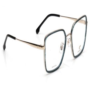 Image 2 of Blue Square Eyeglasses for Women from Carrera Available at Titan Eye+