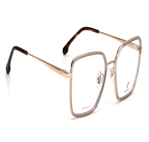 Image 2 of Gold Square Eyeglasses for Women from Carrera Available at Titan Eye+