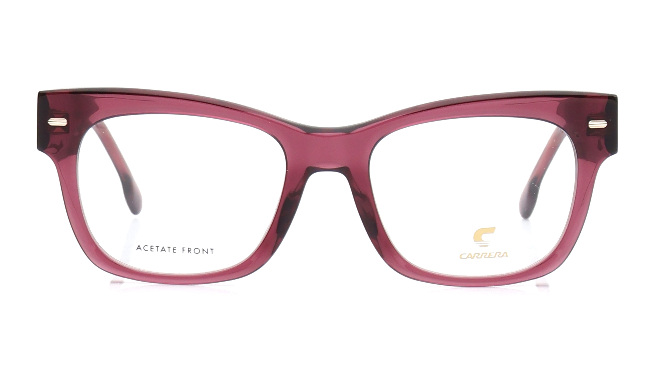 Image 1 of Purple Rectangle Eyeglasses for WoMen from Carrera Available at Titan Eye+