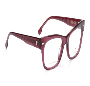 Image 2 of Purple Rectangle Eyeglasses for WoMen from Carrera Available at Titan Eye+