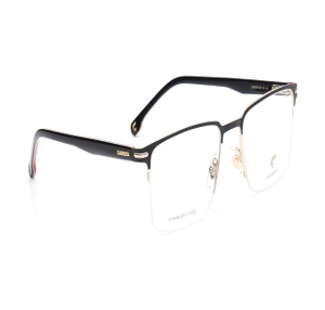 Image 2 of Black Rectangle Eyeglasses for Men from Carrera Available at Titan Eye+