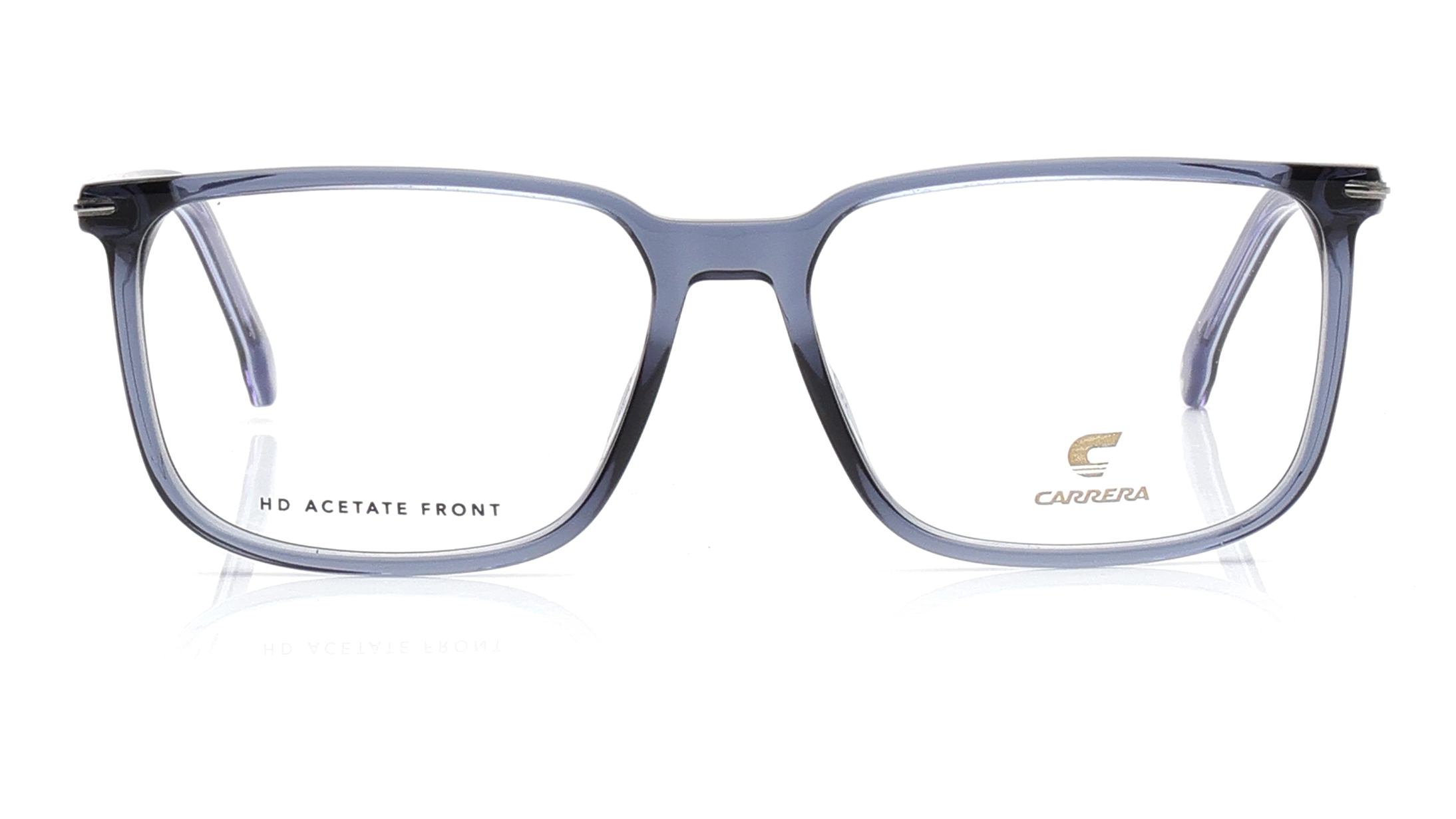 Image 1 of Blue Rectangle Eyeglasses for Men from Carrera Available at Titan Eye+