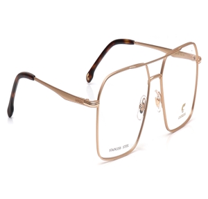 Image 2 of Gold Rectangle Eyeglasses for Men from Carrera Available at Titan Eye+