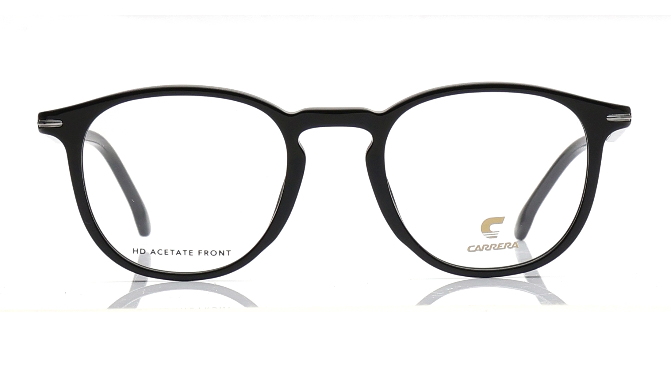 Image 1 of Black Phantos Eyeglasses for Men from Carrera Available at Titan Eye+