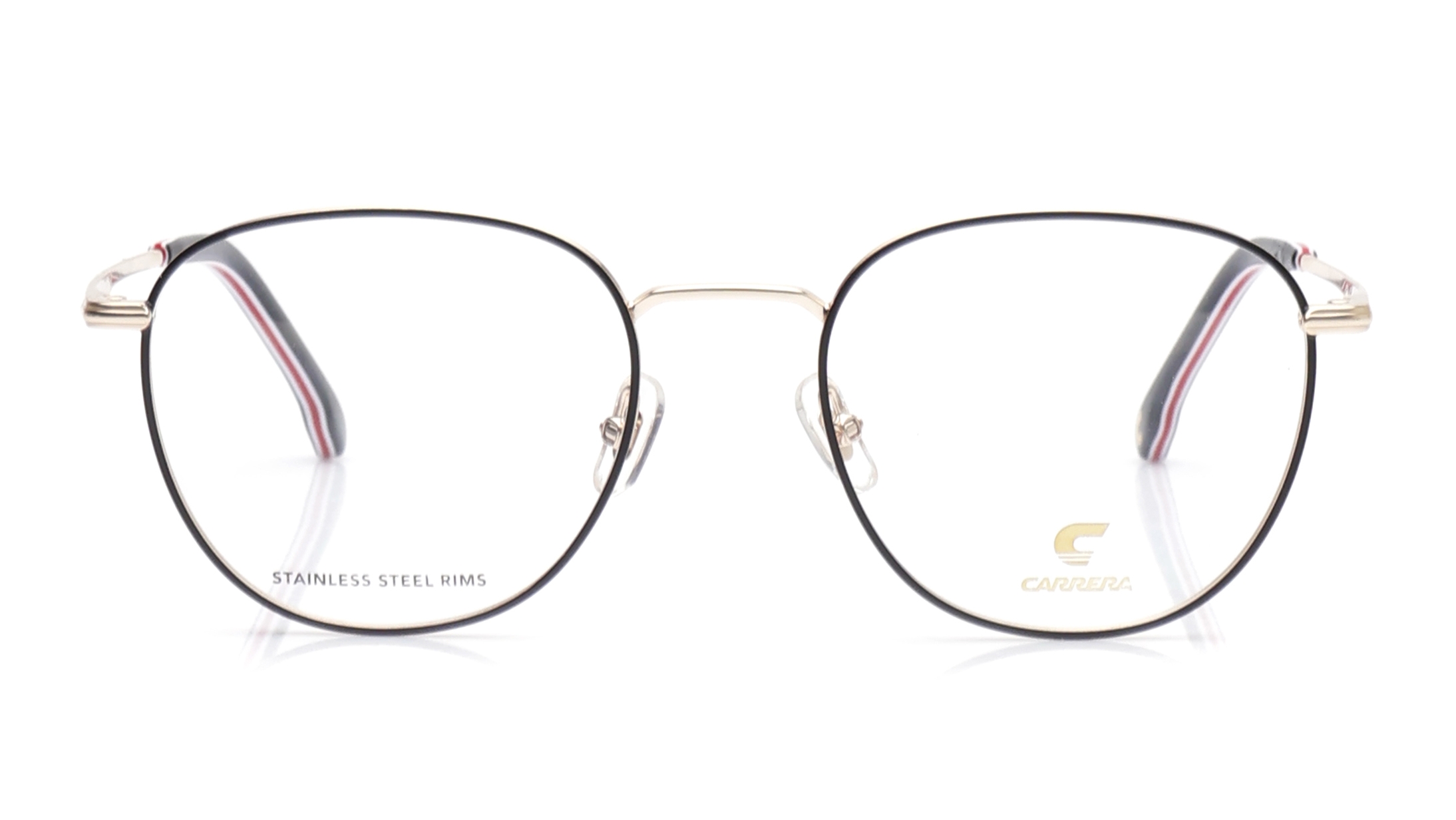 Image 1 of Gold Panthos Eyeglasses for Men from Carrera Available at Titan Eye+