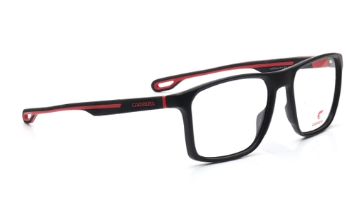 Image 2 of Black Rectangle Eyeglasses for Men from Carrera Available at Titan Eye+