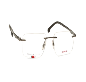 Image 2 of Black Rectangle Eyeglasses for Men from Carrera Available at Titan Eye+