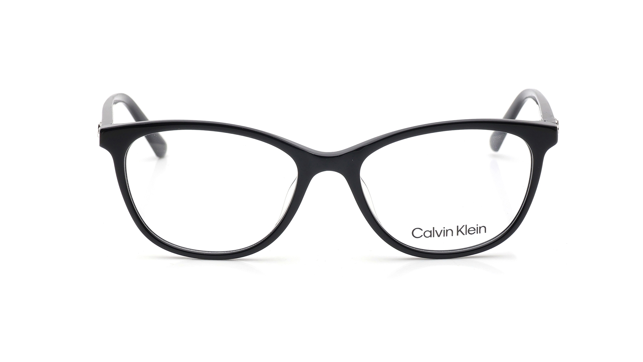 Image 1 of Black CatEye Eyeglasses for Women from Calvin Klein Available at Titan Eye+