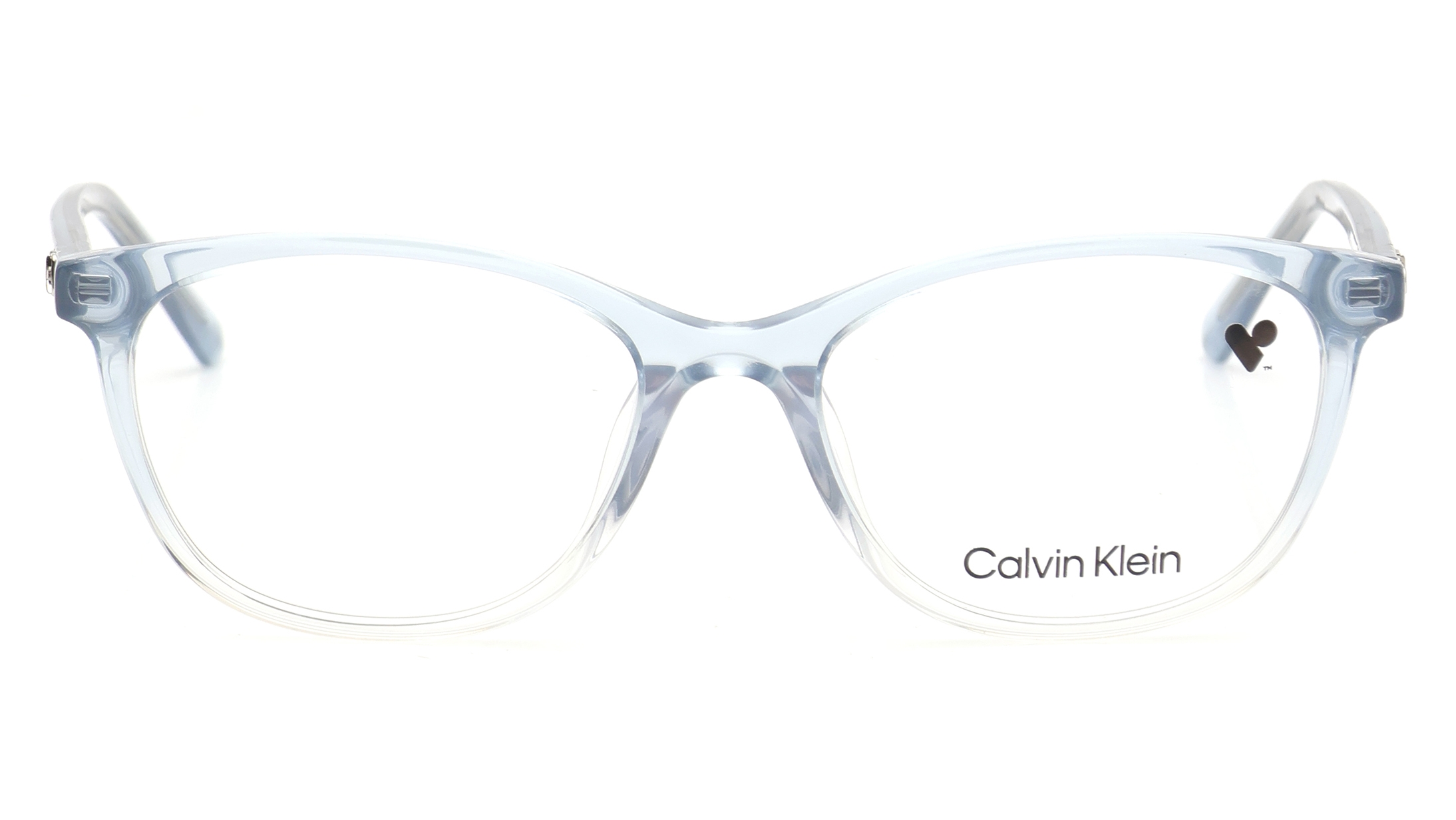 Image 1 of Transparent Rectangle Eyeglasses for Women from Calvin Klein Available at Titan Eye+