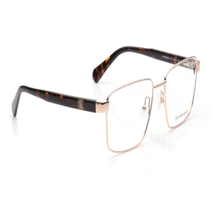 Image 2 of Gold Rectangle Eyeglasses for Men from Calvin Klein Available at Titan Eye+