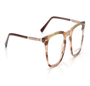 Image 2 of Brown Square Eyeglasses for Men from Calvin Klein Available at Titan Eye+