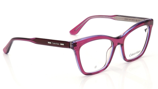 Image 2 of Pink CatEye Eyeglasses for Women from Calvin Klein Available at Titan Eye+