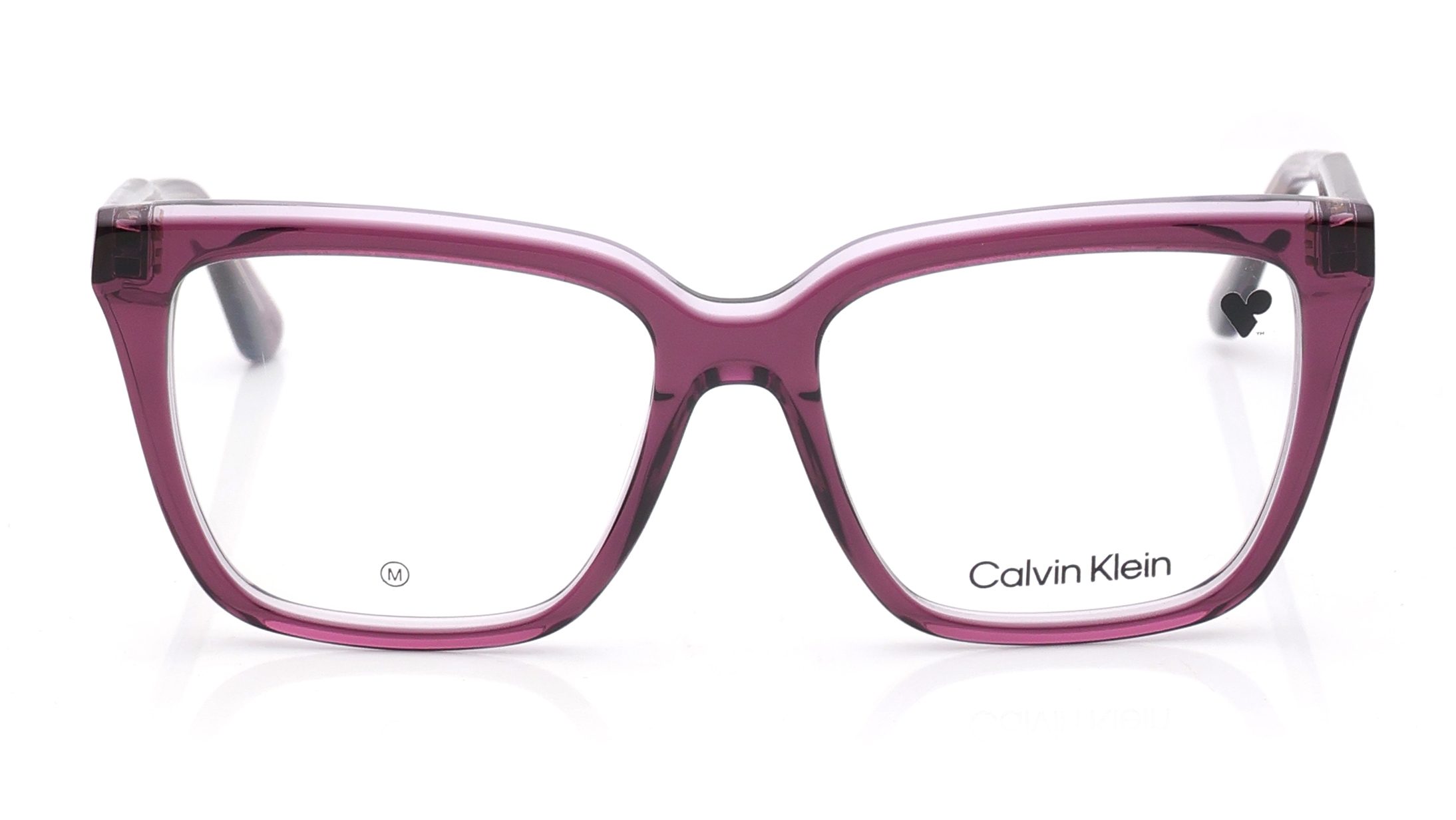 Image 1 of Purple Square Eyeglasses for Women from Calvin Klein Available at Titan Eye+