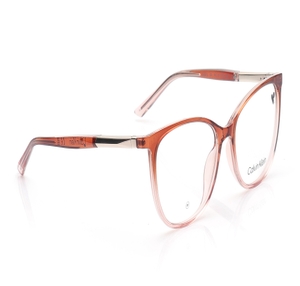Image 2 of Brown Oval Eyeglasses for Women from Calvin Klein Available at Titan Eye+